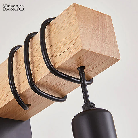 Kenzie Holzwandleuchte