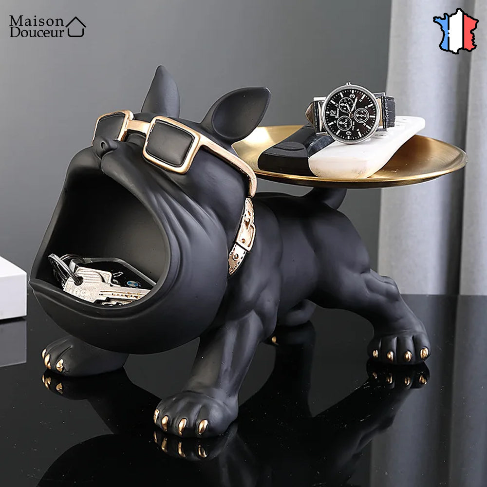 Dekorative Bulldoggenstatue 