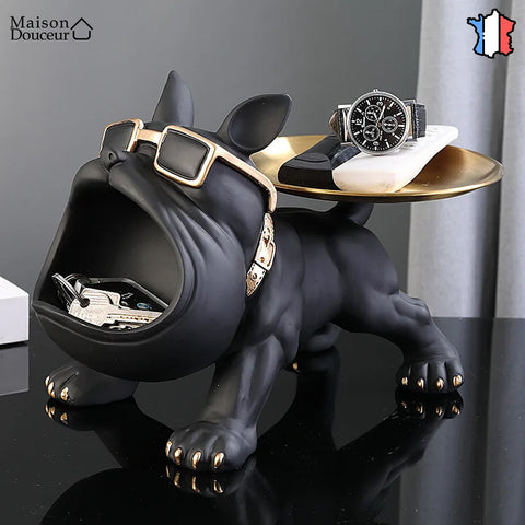 Dekorative Bulldoggenstatue 