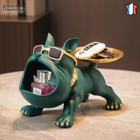 Dekorative Bulldoggenstatue 