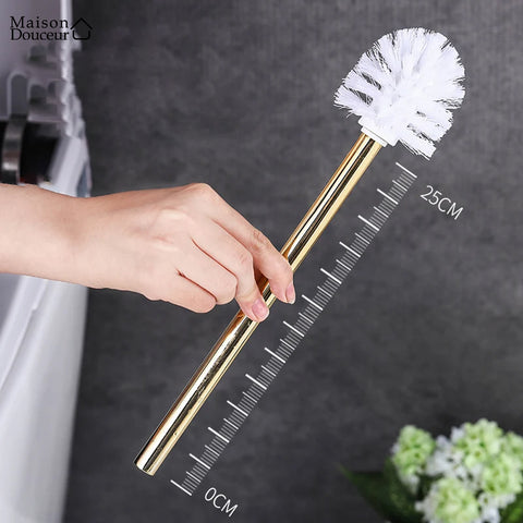 Lila Toilettenbürste 