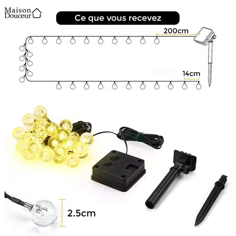 Solar-LED-Lichterkette 