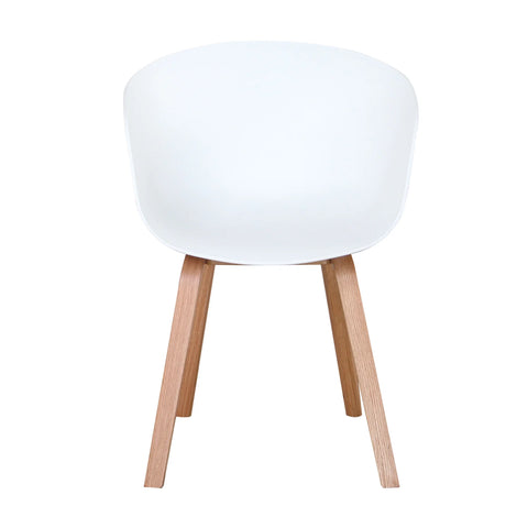 Skandinavische Eckstühle, 4er-Set 