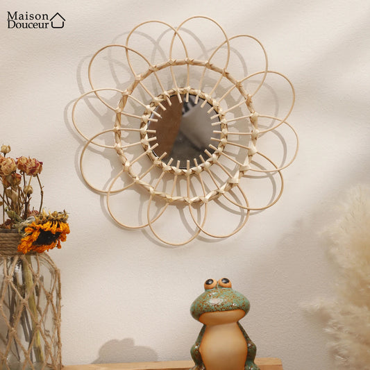 Palmenstamm-Wandspiegel