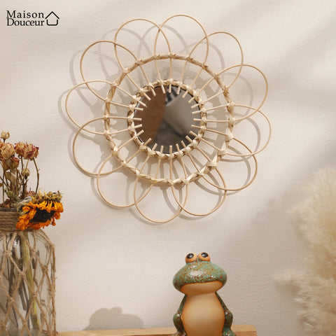 Palmenstamm-Wandspiegel