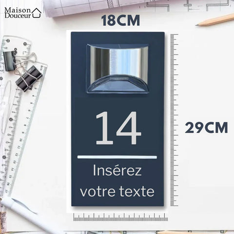 Individuell gestaltete Hausplakette