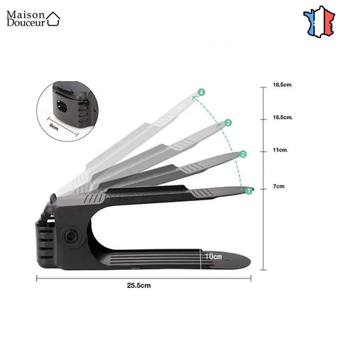 Optimierter Platz | Das Geheimnis ordentlich verstauter Schuhe