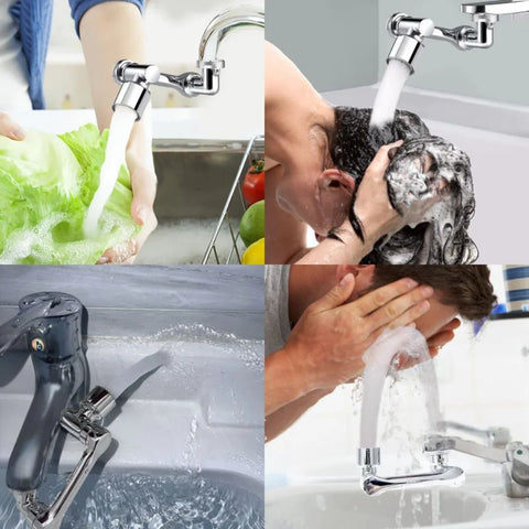 PerfectSplash® drehbare Wasserhahnverlängerung