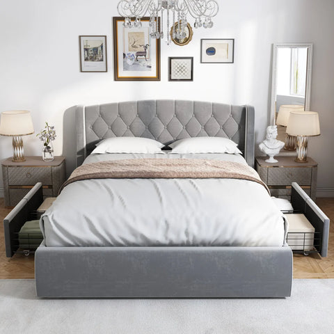 Freja Samt-Steppbett 