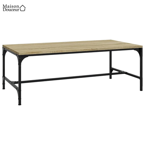 Rechteckiger Couchtisch aus Eiche