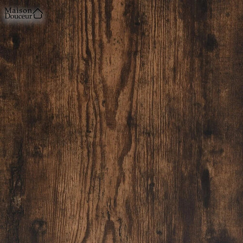 Quadratischer Beistelltisch aus geräucherter Eiche 