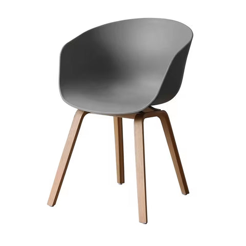 Skandinavische Eckstühle, 4er-Set 