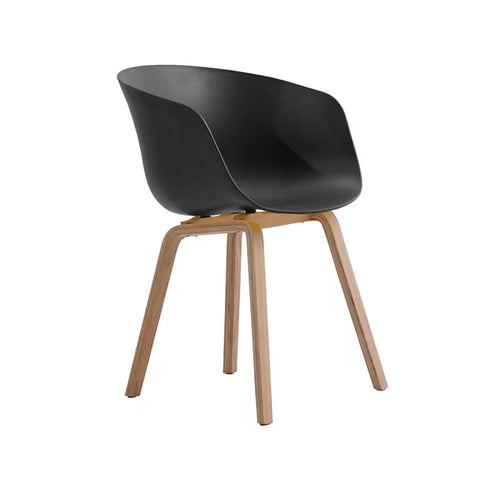 Skandinavische Eckstühle, 4er-Set 