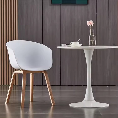 Skandinavische Eckstühle, 4er-Set 