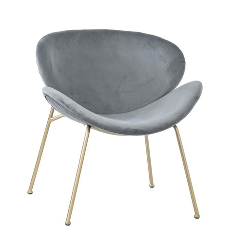 Gepolsterte Samtstühle, 2 Stück 