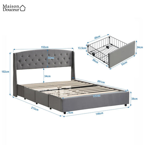 Freja Samt-Steppbett 