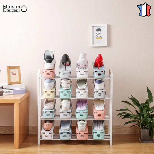 Optimierter Platz | Das Geheimnis ordentlich verstauter Schuhe